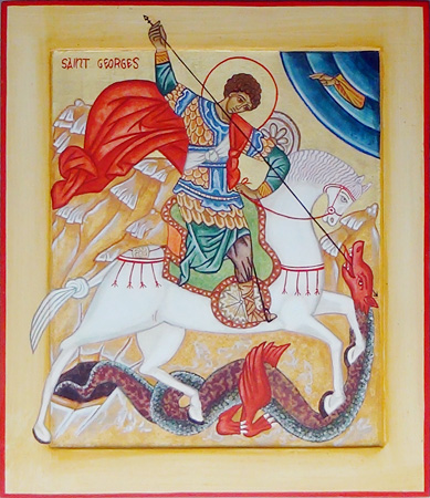 Saint Georges terrassant le dragon