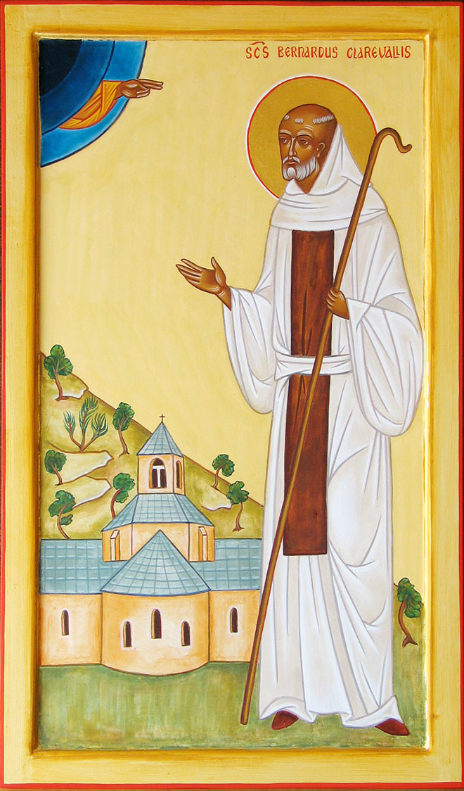 Saint Bernard de Clairvaux dans images sacrée bernard