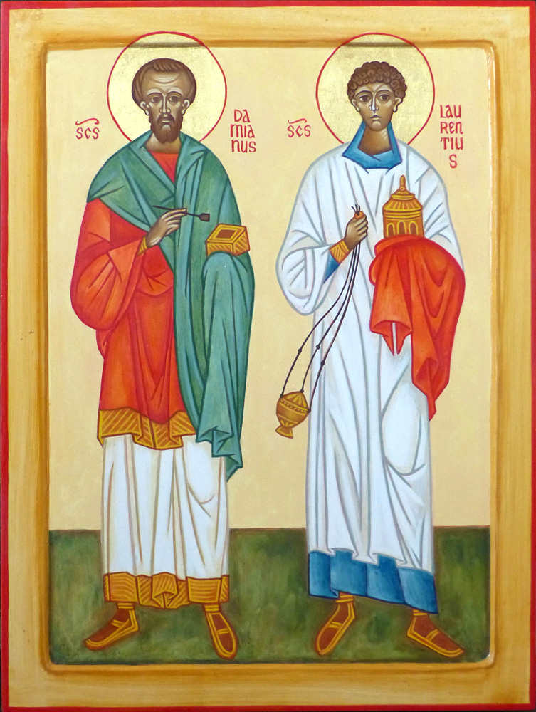 saint Damianus and saintLaurentius